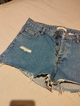 Shorts vaqueros desgastados Brownie