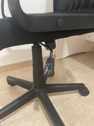Escritorio madera y blanco con cajones