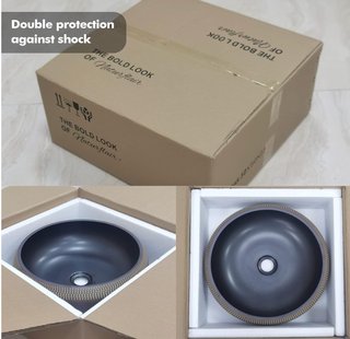 Lavabo cerámico redondo NATURFLAIR FCH433