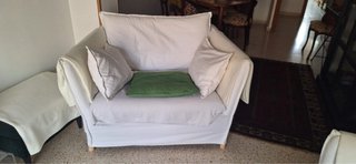 Sofá 2 plazas y sillón extra ancho Ikea