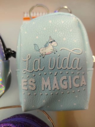 Llaveros Monedero Panda, Unicornio y Gato