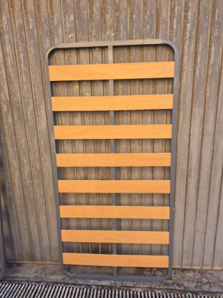 Somier 90cm Madera y Metal