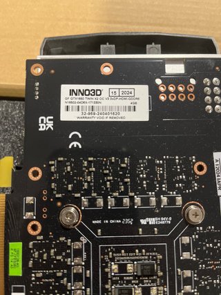 Tarjeta Gráfica INNO3D GTX 1650 Twin OC 4GB GDDR6