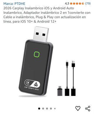 Car smart box, adaptador inalámbrico Apple Android