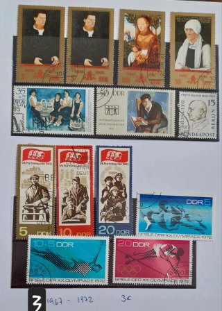 Lote 7 bloques sellos de Alemania (aprox 120)