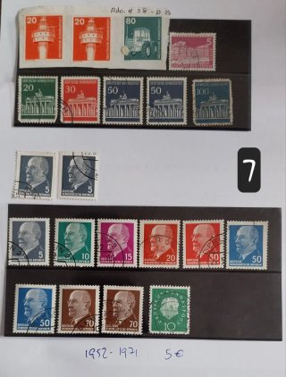 Lote 7 bloques sellos de Alemania (aprox 120)