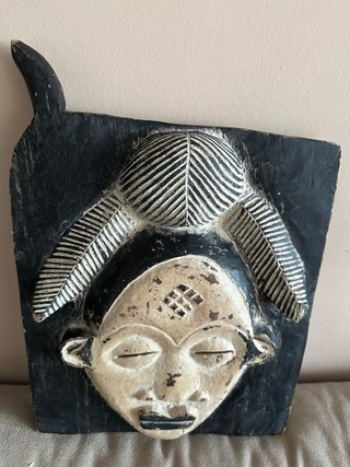 Ventana africana Punu (Gabon) Madera