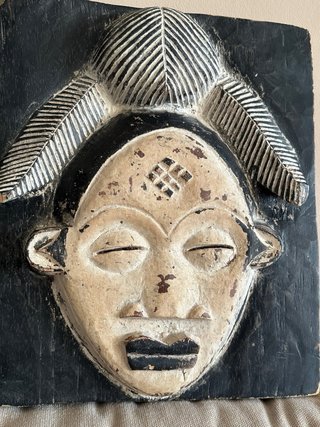 Ventana africana Punu (Gabon) Madera