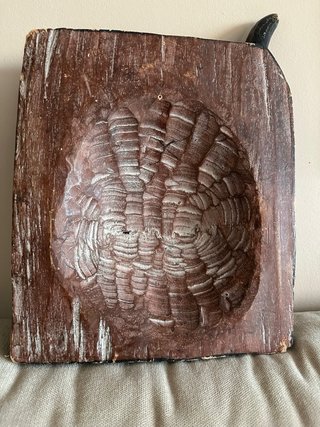 Ventana africana Punu (Gabon) Madera