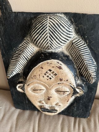 Ventana africana Punu (Gabon) Madera