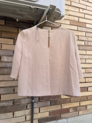 Blusa beige NUEVA traje de Zara