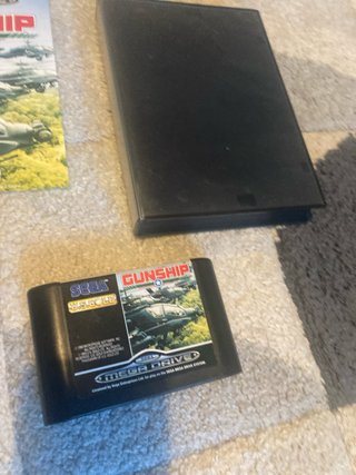 Gunship Mega Drive Sega Juego