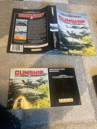 Gunship Mega Drive Sega Juego