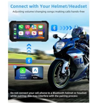 Carplay para Moto GPS Pantalla Táctil