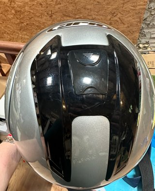 Casco Integral Moto Plata