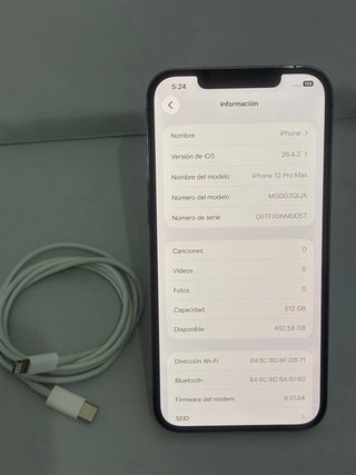 iPhone 12 Pro Max 512GB Gris/Plata