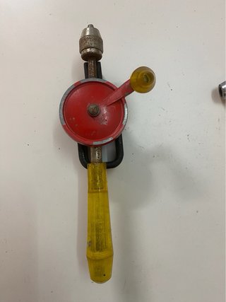 Lote 2 taladros de manivela antiguos