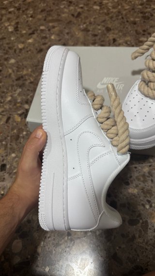 Cordones Gruesos para Air Force 1 Beige