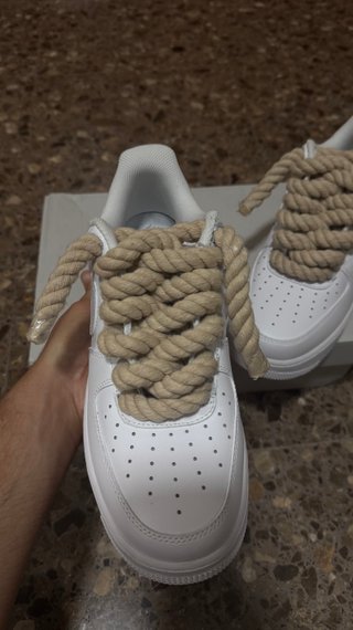 Cordones Gruesos para Air Force 1 Beige