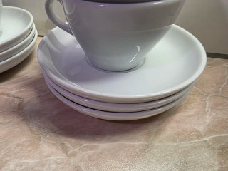 Set 6 Tazze Cappuccino Bar Porcellana