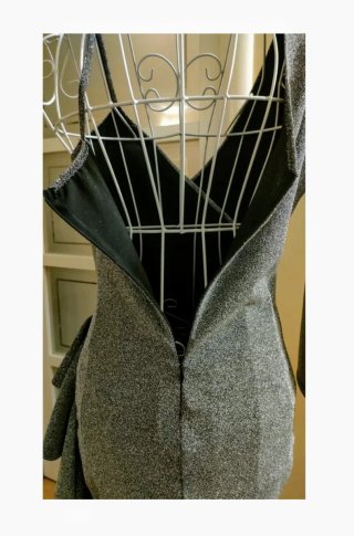 Abito corto glitter  donna S