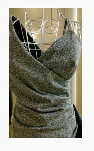 Abito corto glitter  donna S