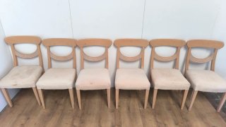 SILLAS DE MADERA PARA PONER FUNDA O TAPIZAR