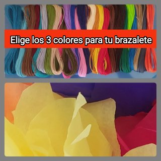 Solicita tu brazalete eligiendo tus 3 colores.