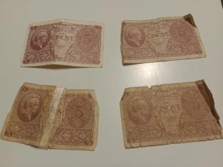 Lotto 13 Banconote Storiche: Lire e Marchi