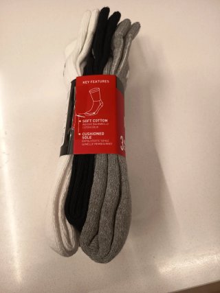 Lote 3 calcetines Puma Kids Crews 35-38
