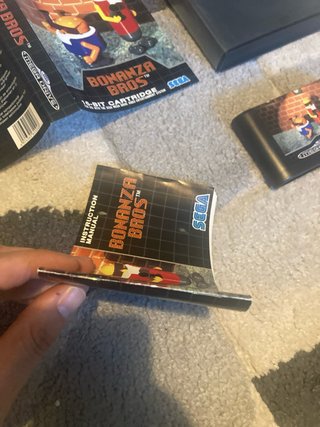 Bonanza Bros Mega Drive Sega Juego