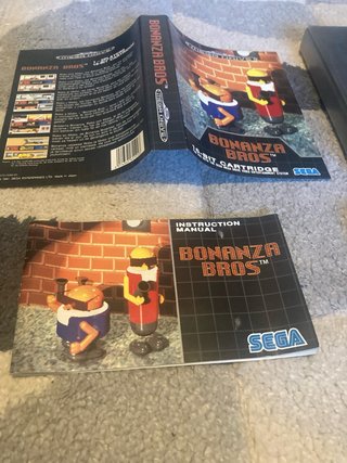 Bonanza Bros Mega Drive Sega Juego