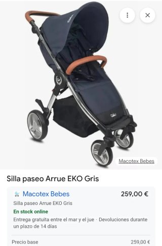 Silla de paseo Arrue