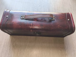 Shakuhachi Japonés 1.8 en Re - Madera, con estuche