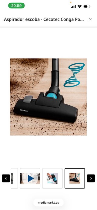 Aspirador Cecotec Conga Powerline