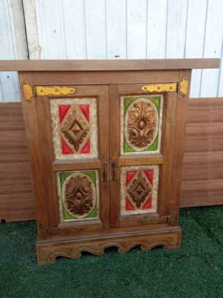 Mueble recibidor taquillon antiguo madera