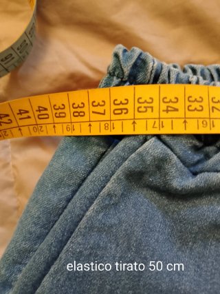 Jeans donna vita elasticizzata
