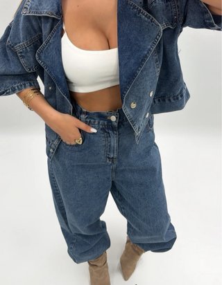 Conjunto chaqueta y pantalón vaquero