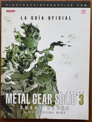 Guía Oficial Metal Gear Solid 3 Snake Eater PS2