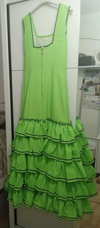Traje Gitana Botas Canperas Negro Marrón
