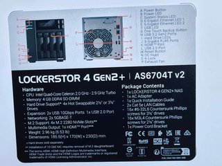 Asustor Lockerstor 4 Gen2 NAS