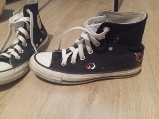 Converse negras talla 36