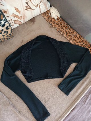 Coprispalle nero e laminato