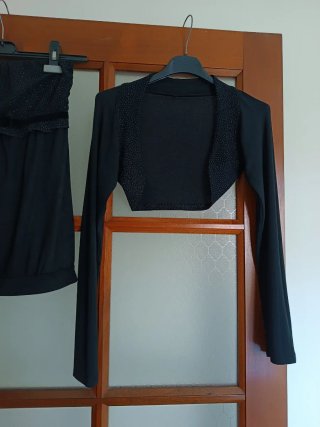 Coprispalle nero e laminato