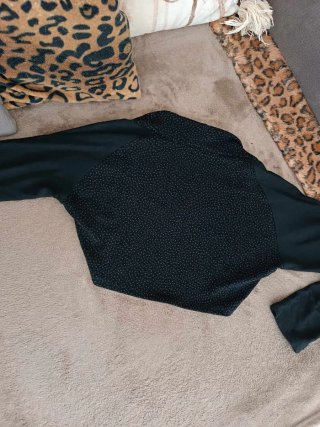 Coprispalle nero e laminato