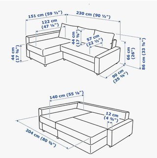 Sofá Cama Gris con Chaise Longue