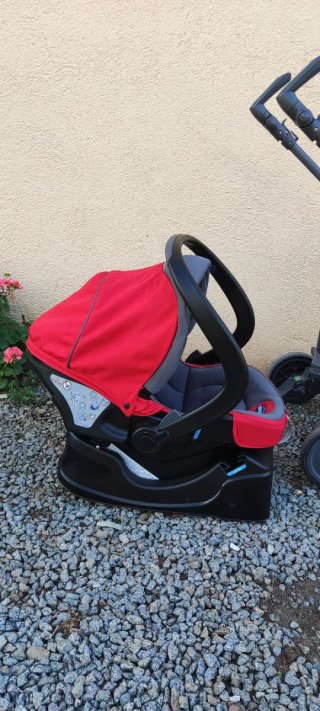 Cochecito Bebé Chicco 3 Piezas Rojo