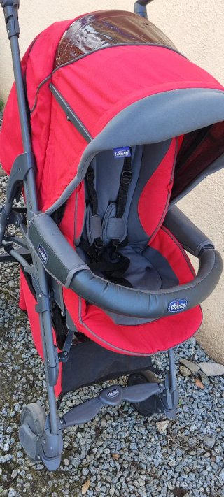 Cochecito Bebé Chicco 3 Piezas Rojo