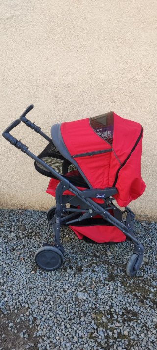 Cochecito Bebé Chicco 3 Piezas Rojo