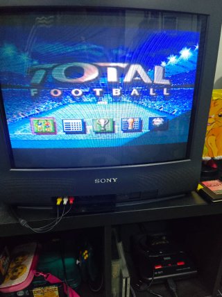 Total Football Mega Drive Sega